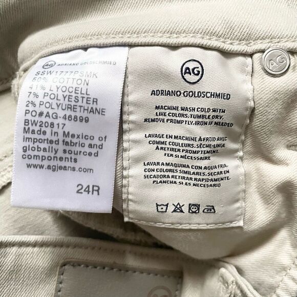 AG - The Farrah Skinny Ankle Adriano Goldschmied Women’s Gray Jeans Size 24R - Picture 6 of 6